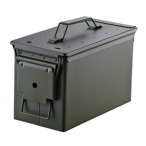 ammo box steel|small metal ammo box.